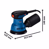 Шліфмашина ексцентрикова Bosch GEX 125 06013A8020 фото