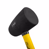 Молоток гумовий S & R 65ммх680г чорний 284680065 фото