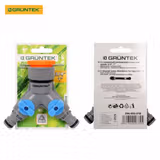 Розподільник води 2-канальний GRUNTEK 3/4", 1" 296693018 фото