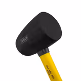 Молоток гумовий S & R 55ммх450г чорний 284450055 фото