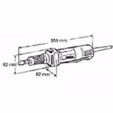 Пряма шліфмашина Makita GD 6001 GD0601 фото