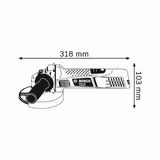 Кутова шліфмашина Bosch GWS 7-125 0601388108 фото