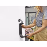 Набір шланг GARDENA Liano садовий текстильний 13 мм 1/2" 15 м із тримачем TapFix 18595-20.000.00 фото