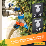 Розподільник води 2-канальний GRUNTEK з регулюванням потоків 296220235 фото