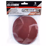 Папір шліфувальний Stark D125 мм з. 320 5 шт 125005320 фото
