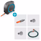 Котушка Gardena Dual Hose Box настінна та наземна 11 мм 20 м 18694-20.000.00 фото