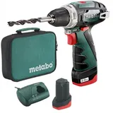 Дриль-шуруповерт акумуляторний Metabo PowerMaxx BS 2 акумулятора 600079550 фото