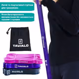 Гумові петлі Tavialo для фітнесу, підтягувань 3 шт 183100003 фото