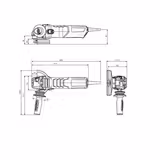 Кутова шліфувальна машина одноручна Metabo WEVA 15-125 Quick 600496000 фото