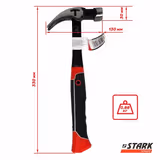 Молоток Stark Pro столярний 500 г 530800500 фото