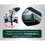 Пила торцювальна Metabo KGS 305 M Set + стіл KSU 251 691215000 фото