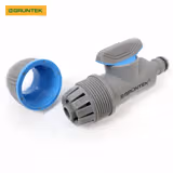 Адаптер із краном для шлангів GRUNTEK універсальний 1/2"-5/8"-3/4" 296693072 фото