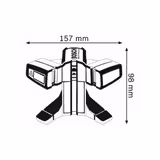 Нівелір лазерний лінійний Bosch GTL 3 0601015200 фото