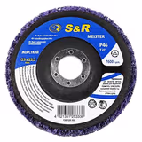 Коло зачистной нейлоновий S & R 125x22.2 P46 фіолетовий 135125333 фото