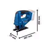 Лобзик акумуляторний BOSCH GST 183-LI (без АКБ і ЗП) 06015B7020 фото