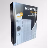 Масляний обігрівач Kumtel KUM-1240 S White 2500 Вт KUM-1240 S фото