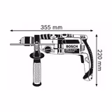 Дриль ударний Bosch GSB 21-2 RCT БЗП 060119C700 фото