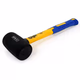 Молоток гумовий S & R 45ммх230г чорний 284230045 фото