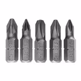 Біти S&R PH1-3+PZ1-2 x 25 мм 5 шт 251025005 фото