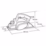 Рубанок Makita N 1923 B N1923B фото