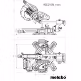 Пила торцювальна Metabo KGS 216 M Set + станина KSU 251 691213000 фото