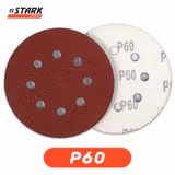Папір шліфувальний Stark D125 мм 8 отворів з. 100 5 шт. 126005100 фото