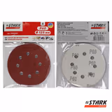 Папір шліфувальний Stark D125 мм 8 отворів з. 100 5 шт. 126005100 фото
