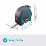 Котушка Gardena Dual Hose Box настінна та наземна 11 мм 20 м 18694-20.000.00 фото