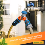 Розподільник води 2-канальний GRUNTEK з регулюванням потоків 296220235 фото