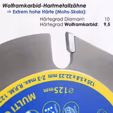 Диск пиляльний S&R MULTI CUT 125х22,2х3,8 мм 243003125 фото