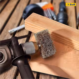 Щітка дискова S&R 80 x 35 мм із латунним покриттям 135080035 фото