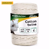 Шпагат коттоновий Gruntek Cotton twine 3 мм150 м 295404100 фото