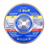 Диск алмазний S&R CORONA 250 x 1,6 х 25,4 керамограніт 252794250 фото