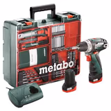 Дриль-шуруповерт акумуляторний Metabo PowerMaxx BS Basic Set 600080880 фото