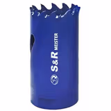 Кільцева пилка S&R Meister 27 мм HSS-Co8% М42 108039027 фото