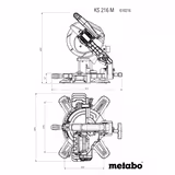 Пила торцювальна Metabo KS 216 M Set + додатковий диск 610216900 фото