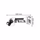 Кутова шліфмашина Bosch GWS 18-125 V-Li 060193A30B фото