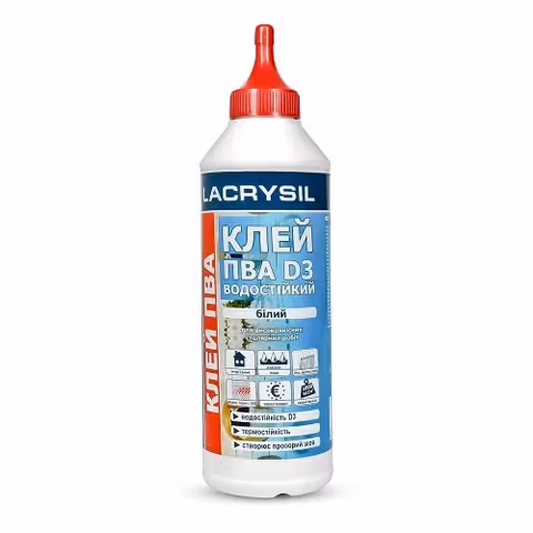 Клей ПВА D3 Lacrysil 400 мл.
