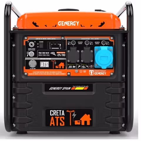 Генератор інверторний бензиновий GENERGY CRETA ATS 7,2 кВт