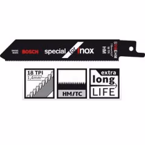Пильное полотно Bosch Special for Inox S 518 EHM 2шт
