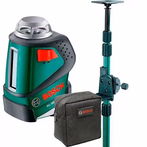 Лазерний нівелір BOSCH PLL 360 + штанга-штатив TP 320