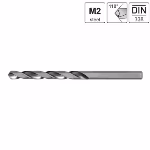 Свердло по металу S & R GM 1.5 x 40