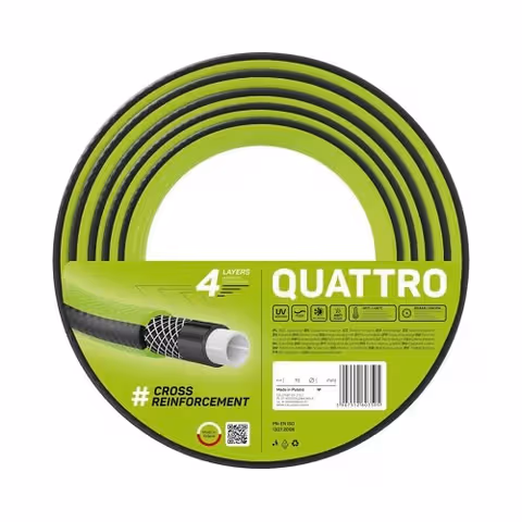Шланг поливальний Cellfast QUATTRO 3/4" 15 м