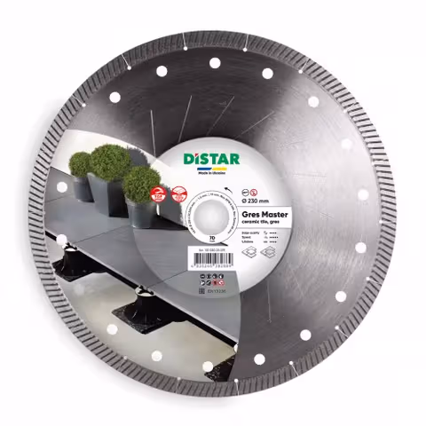 Круг алмазний відрізний Distar Gres Master 7D 230х1,6х22,23 мм для терасного керамограніту