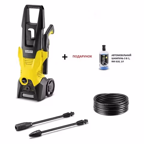 Мінімийка Karcher K 3 + автошампунь у подарунок