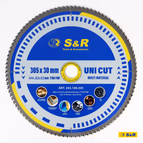 Диск пильный универсальный S&R UniCut Meister FWF 305х30х3,2 мм
