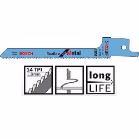 Пильное полотно Bosch Flexible for Metal S 422 BF 2шт