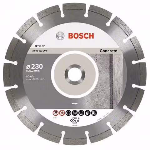 Диск алмазний BOSCH Prof Concrete 230 х 22,23 мм