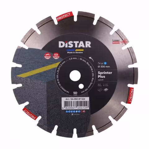 Диск алмазний сегментний Distar Sprinter Plus 300x25,4 мм