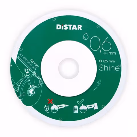 Круг алмазний Distar Shine керамограніт 125x22,23x0,6 мм